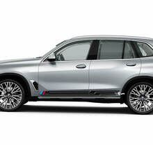 M Logo Stripes per BMW X5 G05 Adesivo decalcomania in vinile per porte laterali
 2