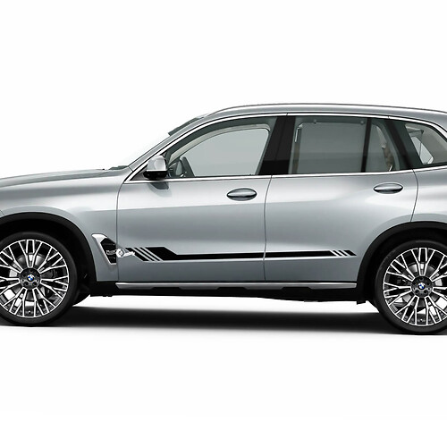 M Logo Stripes per BMW X5 G05 Adesivo decalcomania in vinile per porte laterali
