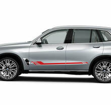 M Logo Stripes per BMW X5 G05 Adesivo decalcomania in vinile per porte laterali
 2