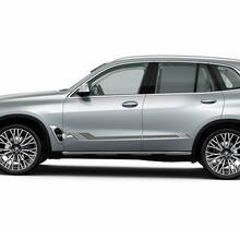 M Logo Stripes per BMW X5 G05 Adesivo decalcomania in vinile per porte laterali
 3