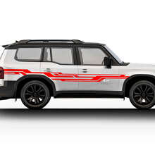 Kit Adesivi Strisce Laterali Astratte per Toyota Land Cruiser Prado 2024_2