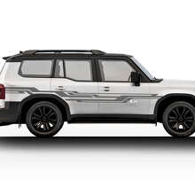 Kit Adesivi Strisce Laterali Astratte per Toyota Land Cruiser Prado 2024_3