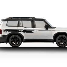 Kit adesivi in vinile per fiancate Toyota Land Cruiser Prado 2024 - Strisce grafiche adesive.
_3