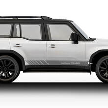 Kit adesivi laterali da corsa in vinile per Toyota Land Cruiser Prado 2024
 2