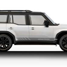 Kit adesivi laterali da corsa in vinile per Toyota Land Cruiser Prado 2024
_2