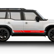 Kit adesivi laterali da corsa in vinile per Toyota Land Cruiser Prado 2024
_3