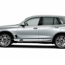 Accenti M strisce logo per BMW G05 adesivo decalcomania in vinile per porte laterali
 3
