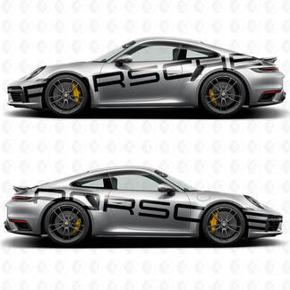 Adesivo decalcomania con logo laterale enorme Porsche 911 GT3RS
