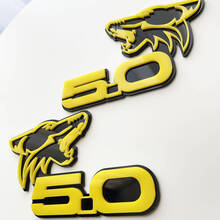 Stemma per parafango COYOTE 5.0 Stemma 3D nero vs giallo
 4