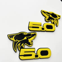 Stemma per parafango COYOTE 5.0 Stemma 3D nero vs giallo
 5
