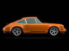 Porsche 911 Due Strisce Laterali Classiche Bicolore Adesivo Logo Decalcomania Stile Singer
 7