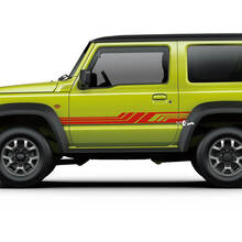 Coppia adesivi con decalcomanie grafiche Suzuki JIMNY per porte laterali
 2