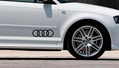 Adesivi Logo Audi Decalcomanie Tt A3 A4 A6 A8 S4 S5 Q3 Q5 Q7 S6 Rs4 Rs6 S Linea#2