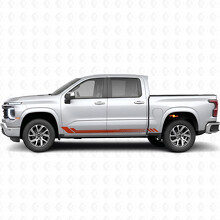 Strisce in vinile a nido d'ape per porta e pannello sottoporta per Chevrolet Silverado 1500 Nuova Generazione 2027_4
