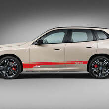 Kit adesivi in vinile decorativi per strisce laterali porte per BMW X3 G01/F25_2
