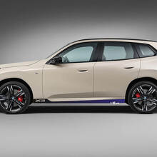 Vinile adesivo per decalcomania di colore sfumato per porte laterali con logo BMW X3 G01 F25
 2
