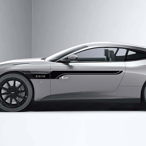 Adesivi in vinile a strisce per porte laterali per Aston Martin DB11