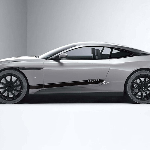 Adesivi in Vinile a Strisce per Porte Laterali 2 Pezzi per Aston Martin DB11