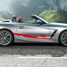 Strisce di accento per porta laterale con logo M BMW Z4 adesivo in vinile
 3