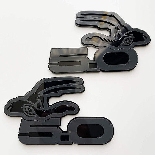 Stemmi parafango COYOTE 5.0 Emblema Distintivo 3D 2