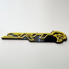 Stemma SRT 3D Emblema badge parafango nero vs giallo
 4