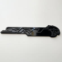 Stemma SRT 3D Emblema badge parafango nero vs grigio
 4