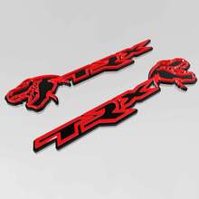Badge TRX 3D Emblema distintivo parafango nero vs rosso 2
 3
