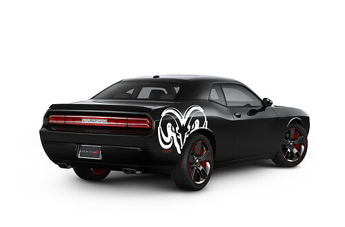 La decalcomania adesiva in vinile Dodge Ram laterale si adatta a qualsiasi Charger Challenger Magnum Avenger
