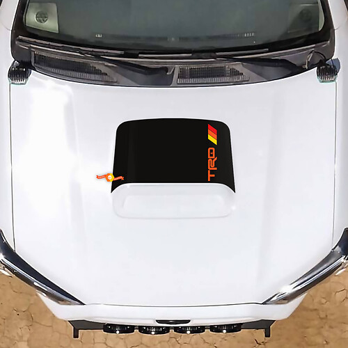 TRD Bigfoot Hood Blackout Decal per Toyota Tacoma 2nd Gen o 4Runner - Adesivo in vinile personalizzato
