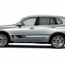 Kit di decalcomanie adesive con strisce laterali personalizzate per BMW X5 G05 - Grafica in vinile a due colori
 2