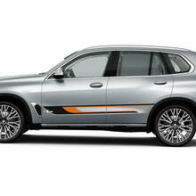 Kit di decalcomanie adesive con strisce laterali personalizzate per BMW X5 G05 - Grafica in vinile a due colori
 3