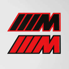 Emblema parafango 3D stile M per modelli BMW_3