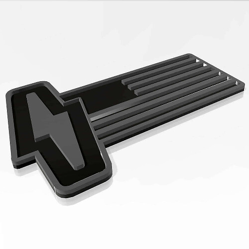 Stemma 3D con bandiera USA Musclecar 150 Lightning – Emblema distintivo per parafango personalizzato per Musclecar 150 Lightning
