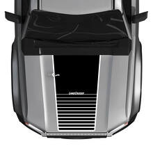 2024 Toyota Land Cruiser Prado Hood Strobe Decalcomanie Decalcomanie grafiche in vinile 2 colori
 2