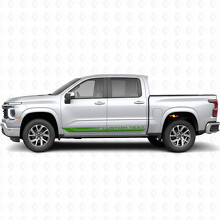 Cornice con Testo Personalizzato Strisce in Vinile per Porta e Pannello sottoporta per Chevrolet Silverado 1500 Nuova Generazione 2027_6