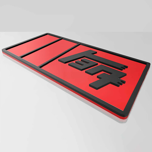 Stemma TEQ 3D – Emblema stemma personalizzato per parafango per Toyota
