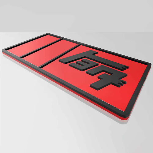 Distintivo Paraurti TEQ 3D per Veicoli Toyota