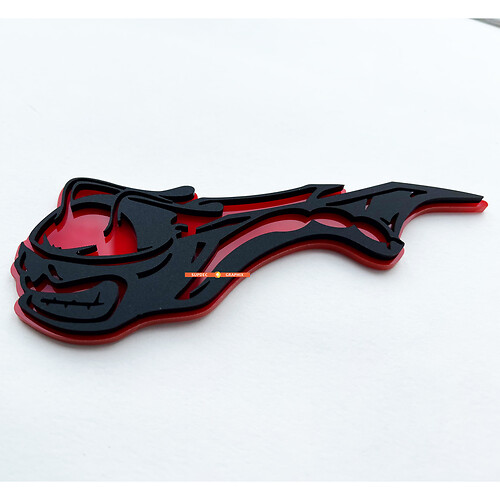 BADGE 3D APE SCATPACK - EMBLITURE FENDER CHIUST per Dodge Charger & Challenger
