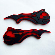 Emblema 3D Scatpack Bee per Parafango per Dodge Charger e Challenger_2