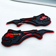 Emblema 3D Scatpack Bee per Parafango per Dodge Charger e Challenger_3