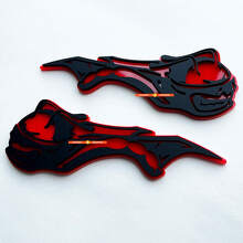 Emblema 3D Scatpack Bee per Parafango per Dodge Charger e Challenger_6