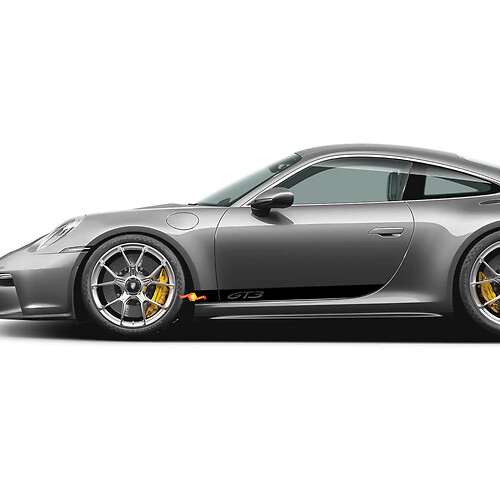 Adesivo decalcomania logo laterale Porsche 911 GT3 - Grafica personalizzata in vinile 2
