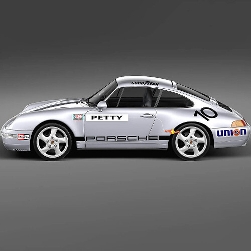 Set di Adesivi in Vinile Stile IROC per Porsche 911