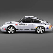 Set di decalcomanie per adesivi Porsche 911 Racing del 1974 - Grafica classica in vinile per restauro e personalizzazione 2
 2