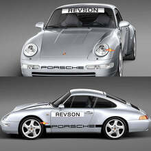 Set di decalcomanie per adesivi Porsche 911 Racing del 1974 - Grafica classica in vinile per restauro e personalizzazione 3
 2