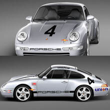 Set di decalcomanie per adesivi Porsche 911 Racing del 1974 - Grafica classica in vinile per restauro e personalizzazione 3
 3