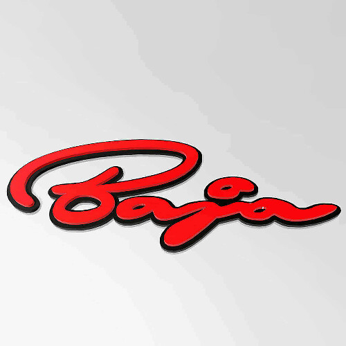 Distintivo parafanghi 3D Baja Script per camion Musclecar