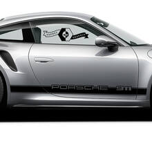 Grafica della linea laterale Porsche 911 - Decalcomanie adesive in vinile personalizzate per tutte le Porsche
 2
