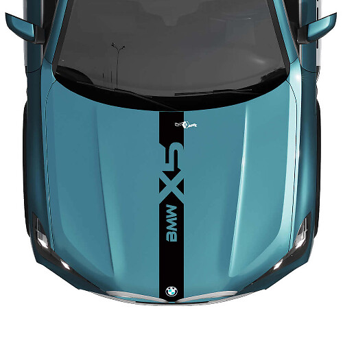 BMW X5 G05 Adesivi personalizzati per strisce centrali del cofano
