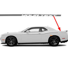 Kit di Adesivi in Vinile a Strisce Sottili Personalizzate per Dodge Challenger SXT 2015-2024_2
